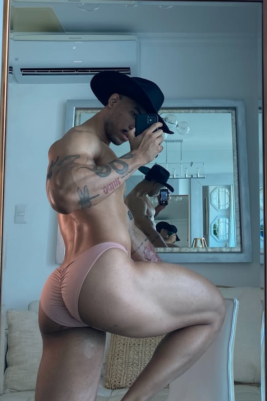 Classic Scrunch-Butt Swim Briefs - Nude Pink