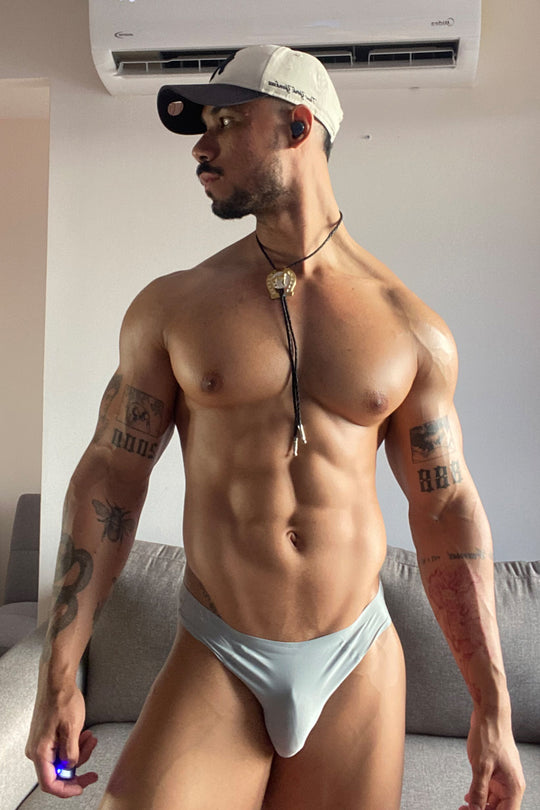 After-Hours Silky Seamless Briefs - Grey