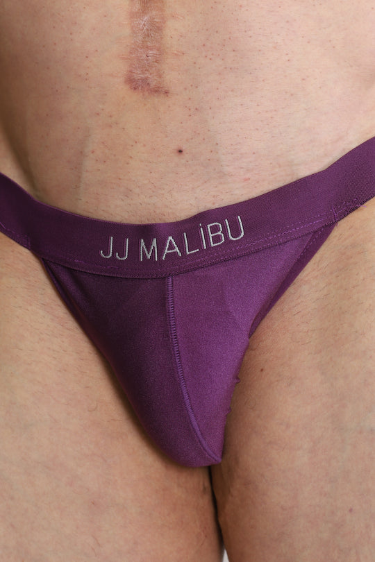 Deep Back V Jockstrap - Plum Purple