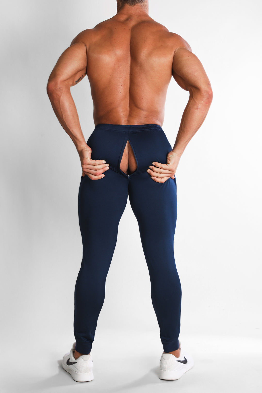 Peek-A-Boo Joggers - Navy