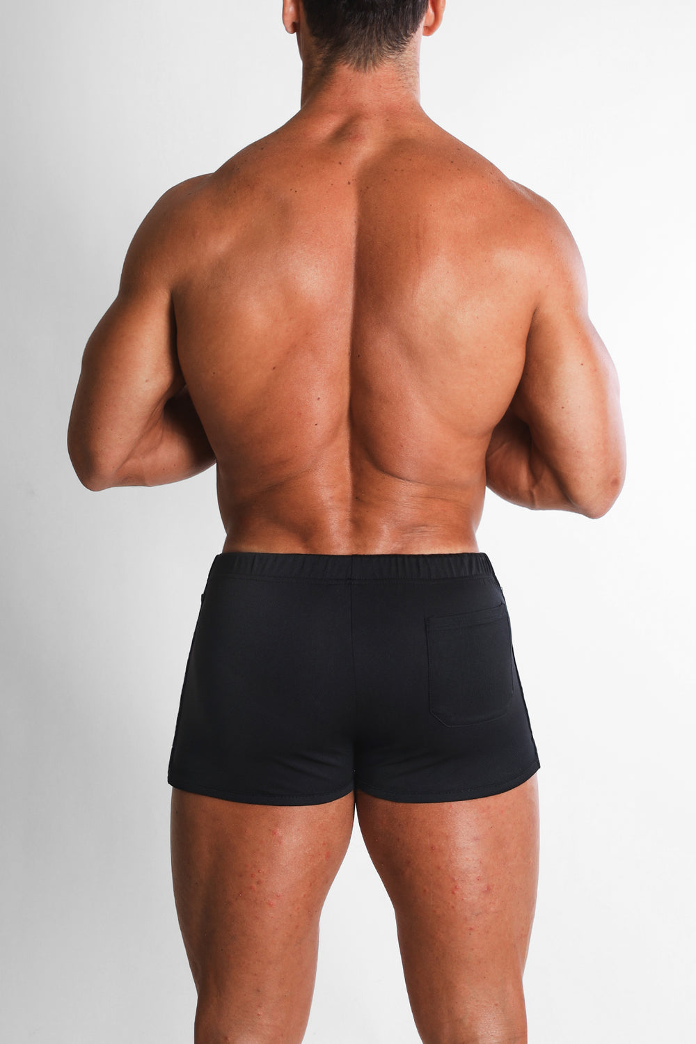 For-the-Night 2" Gym Short Shorts with Drawstring - Obsidian Black