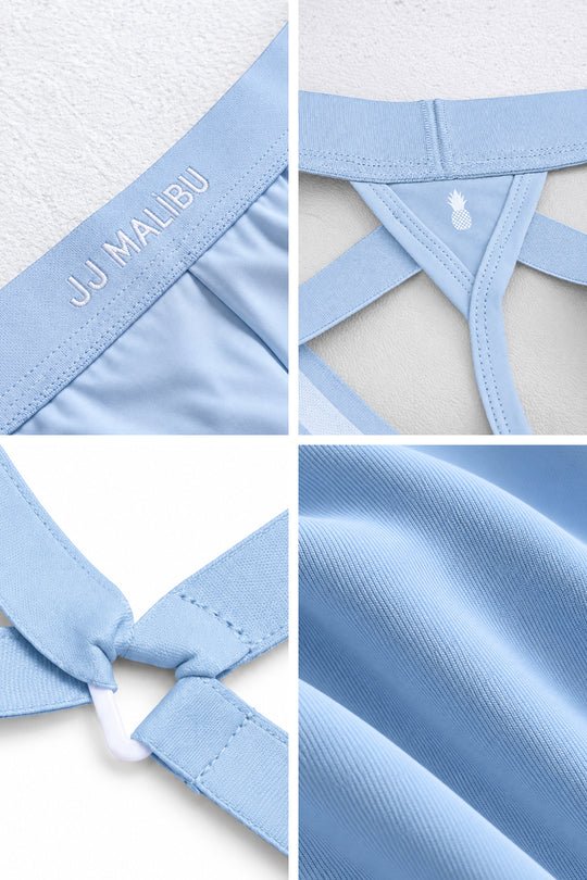 Host-or-Travel Adjustable Jock Thong - Baby Blue