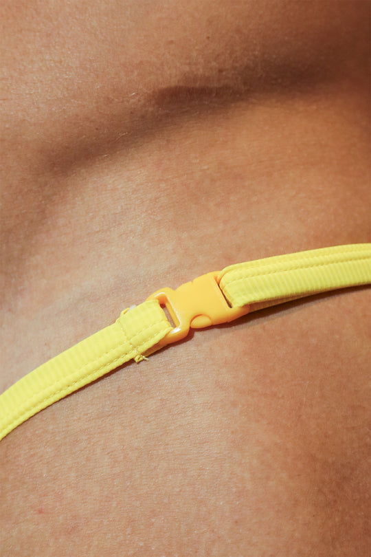 G String V Back Jockstrap - Sun Yellow