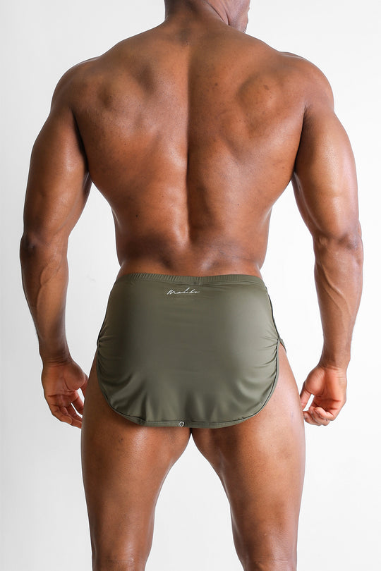 Cool-Dri 2-in-1 Shorts with Thong Lining - Olive