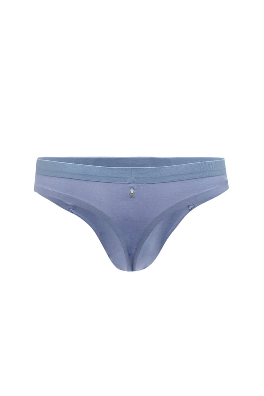 Premium Modal Athletic Thong - Steel Blue