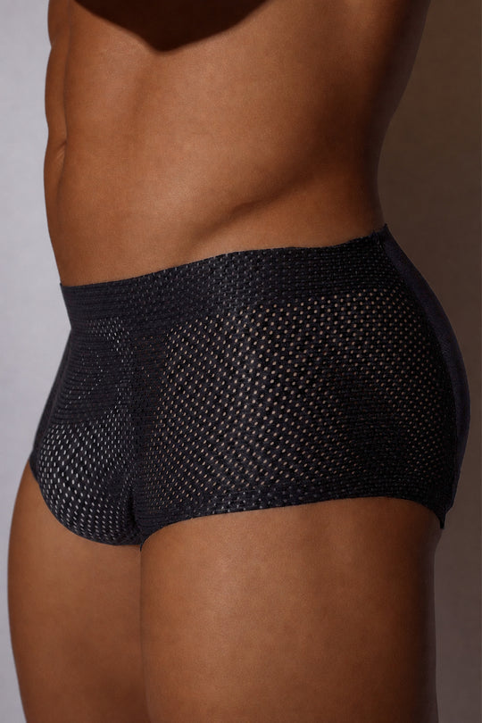 Quick Fix Padded Butt Lift Boxers - Black