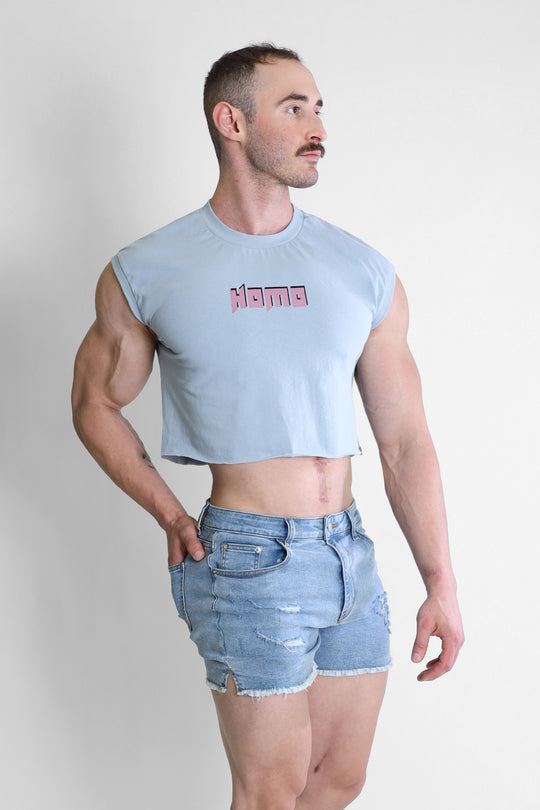 Escapism Muscle-Fit Crop Tank - Homo