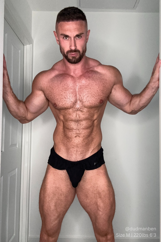 Ruffle-Trim Athletic Hybrid Swim Thong - Midnight Black