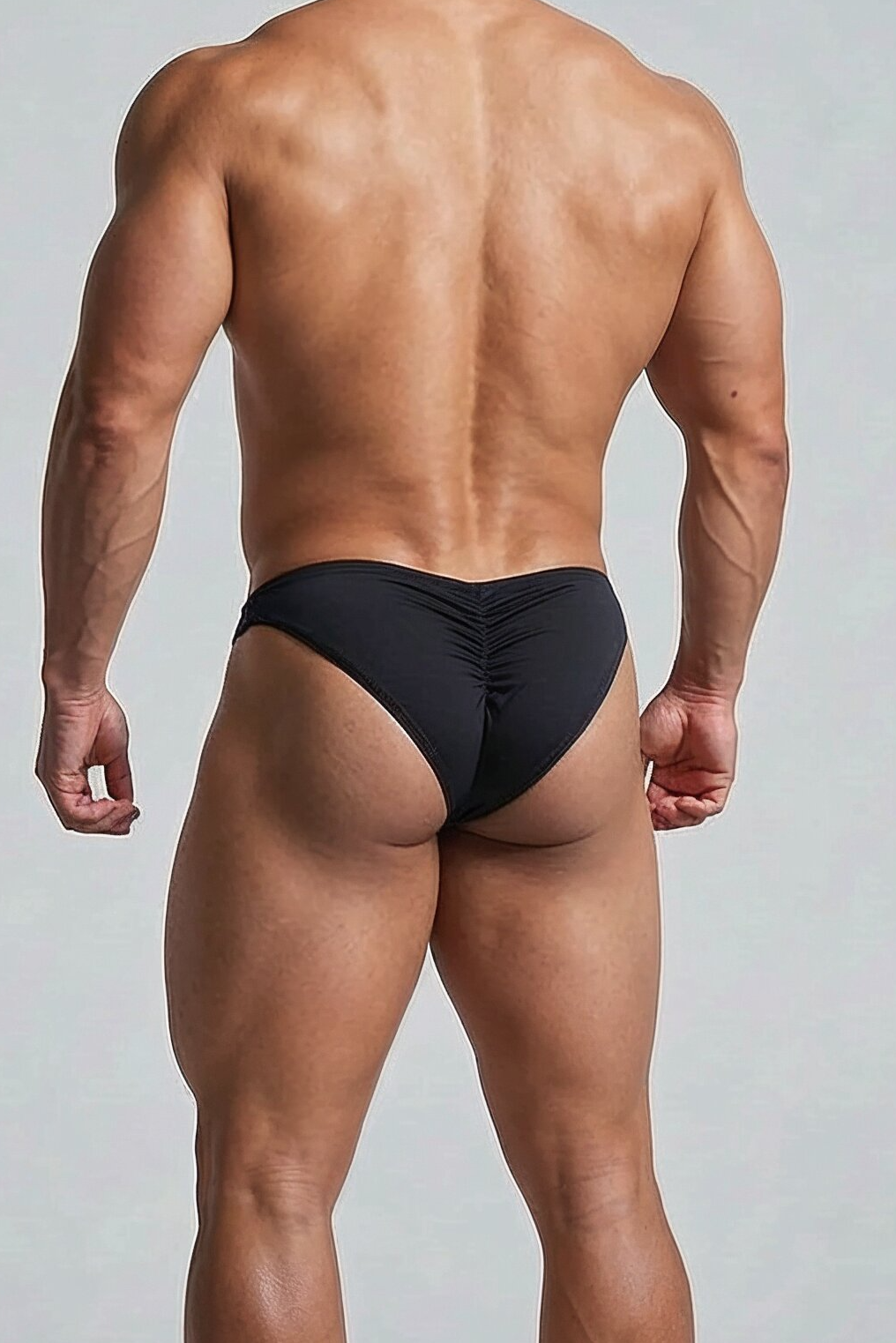 Classic Scrunch-Butt Swim Briefs - Black